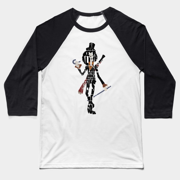 The Soul King Baseball T-Shirt by inspirowl